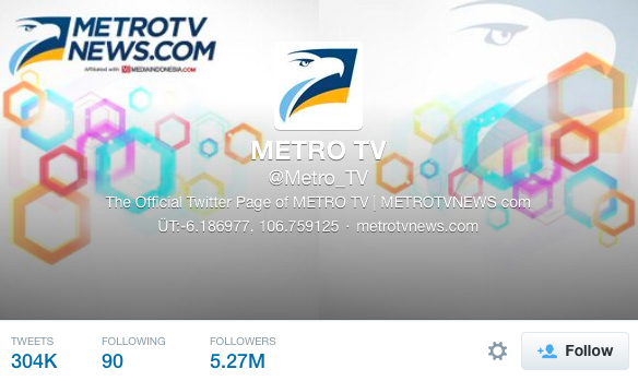 metro tv twitter