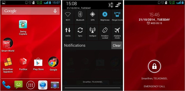 interface awal smartfren g2 qwerty