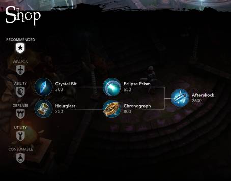 Vainglory Shop | Screenshot